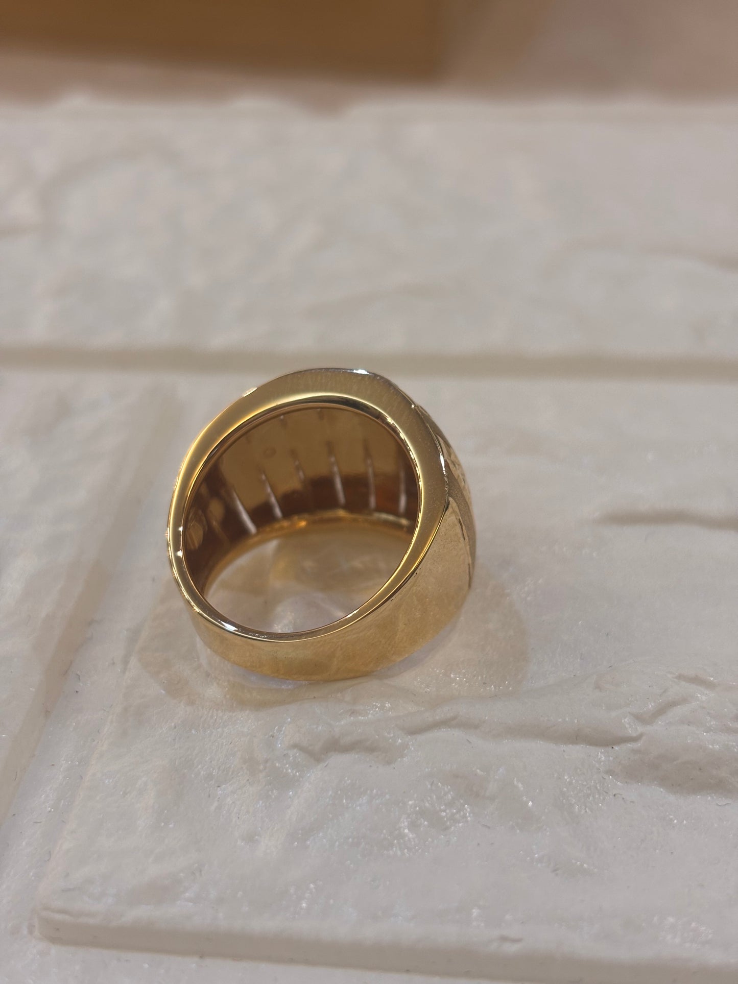Anello Bombato Oro Giallo 18 Carati