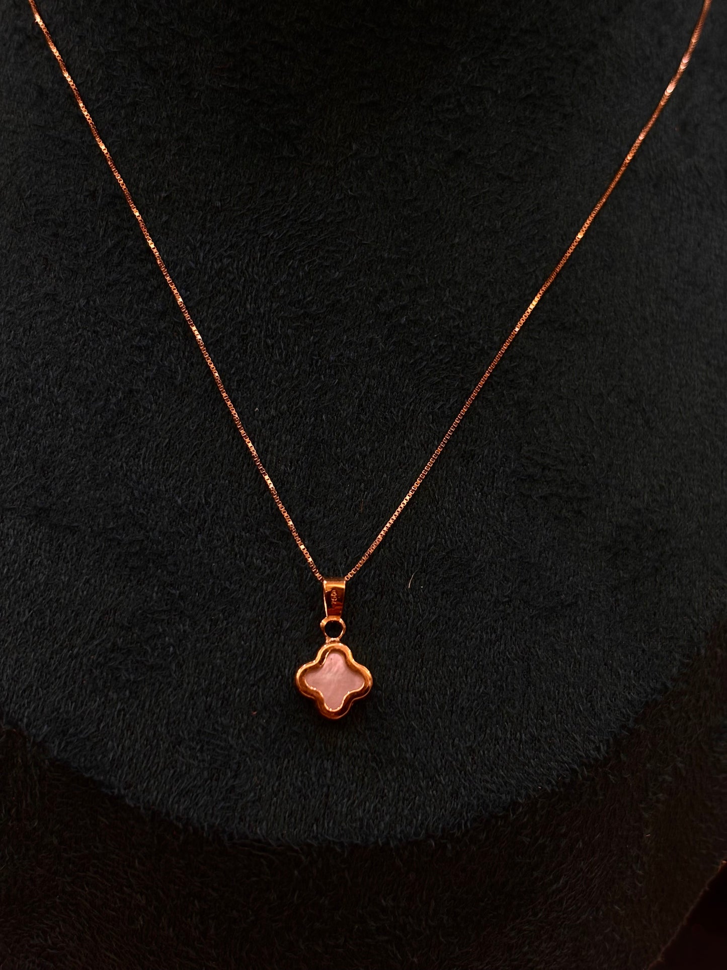 Collana Ciondolo Madre Perla Oro 18 carati