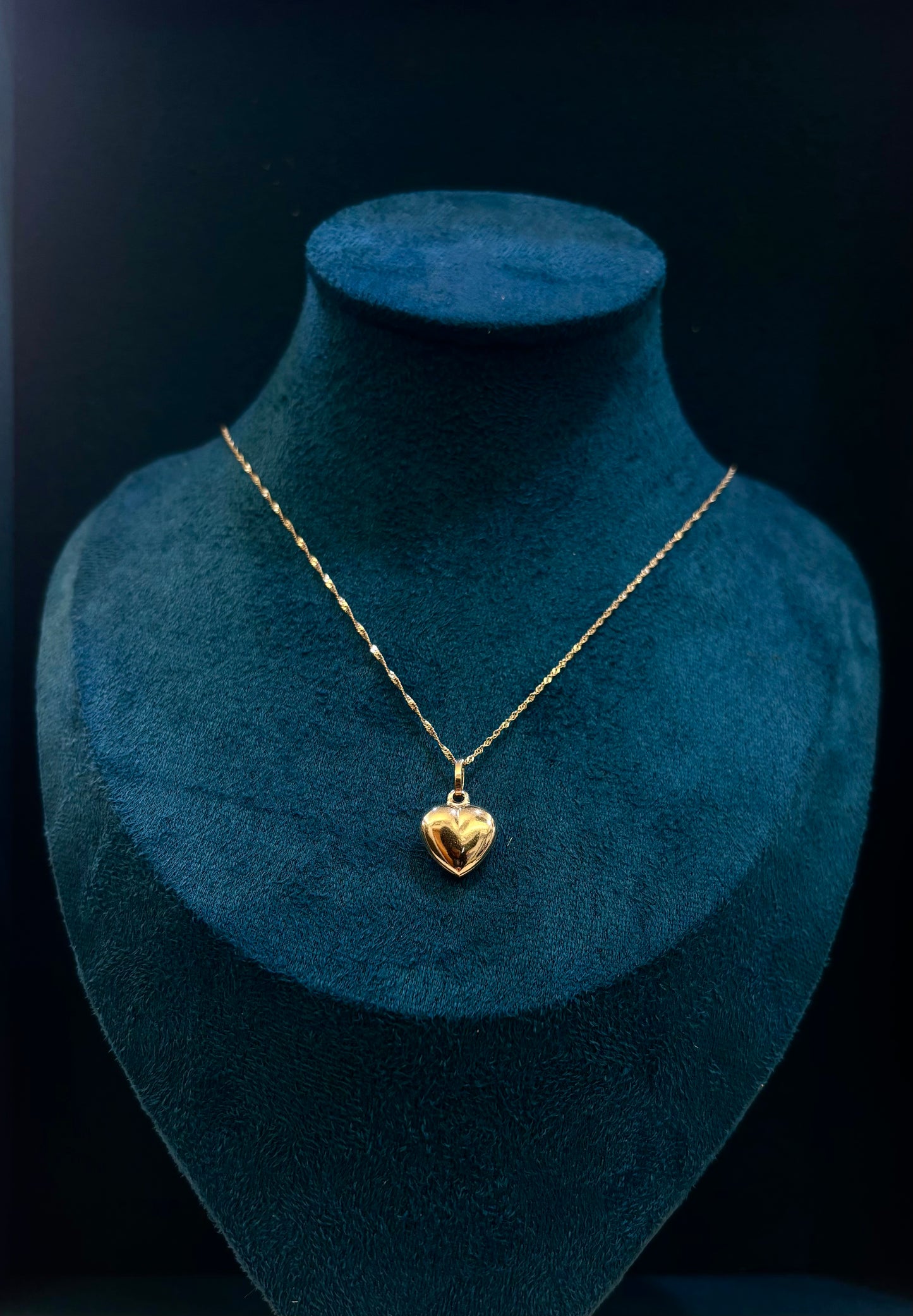 Collana Oro 18 Carati cuore