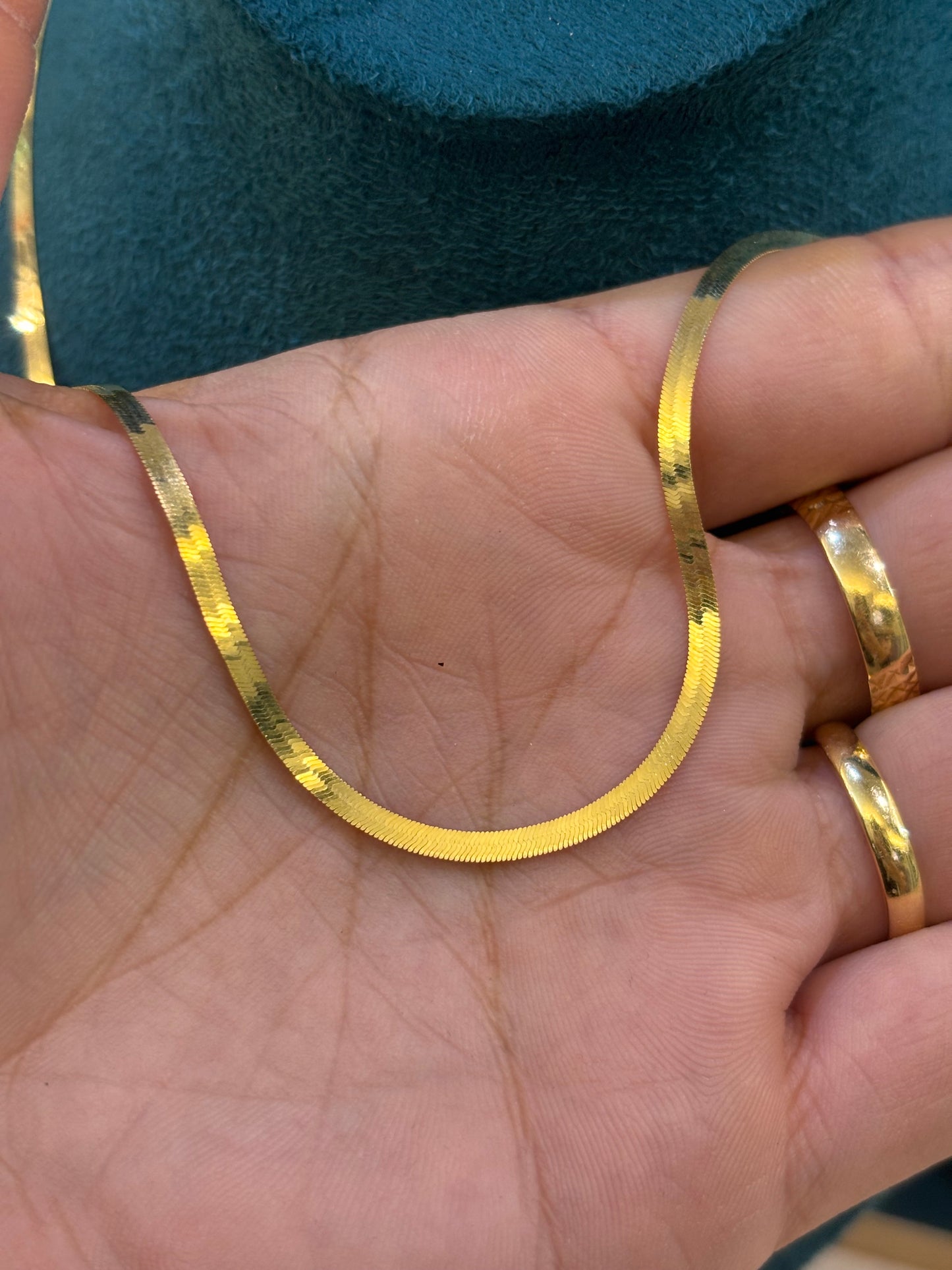 Collana Piattina Oro Giallo 18 carati