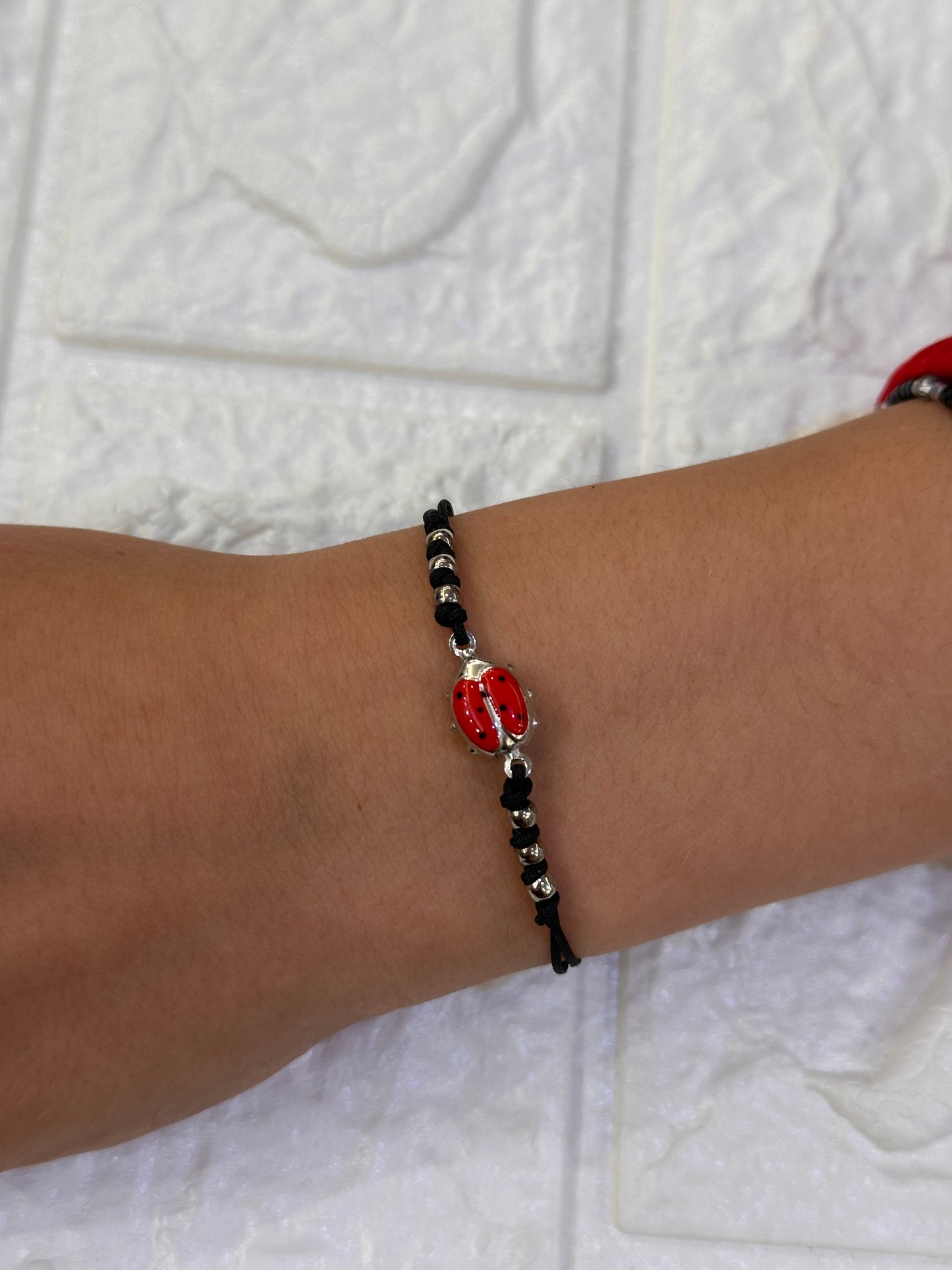 Bracciale Bimba/O coccinella e Pallone