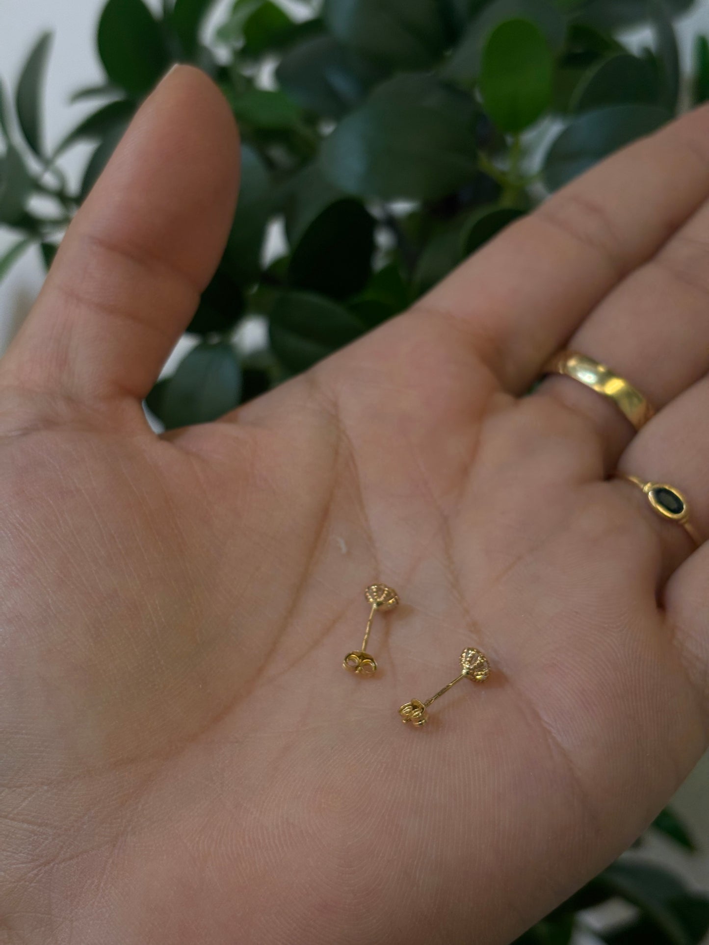 Orecchini Punto Luce Oro Giallo 18 carati