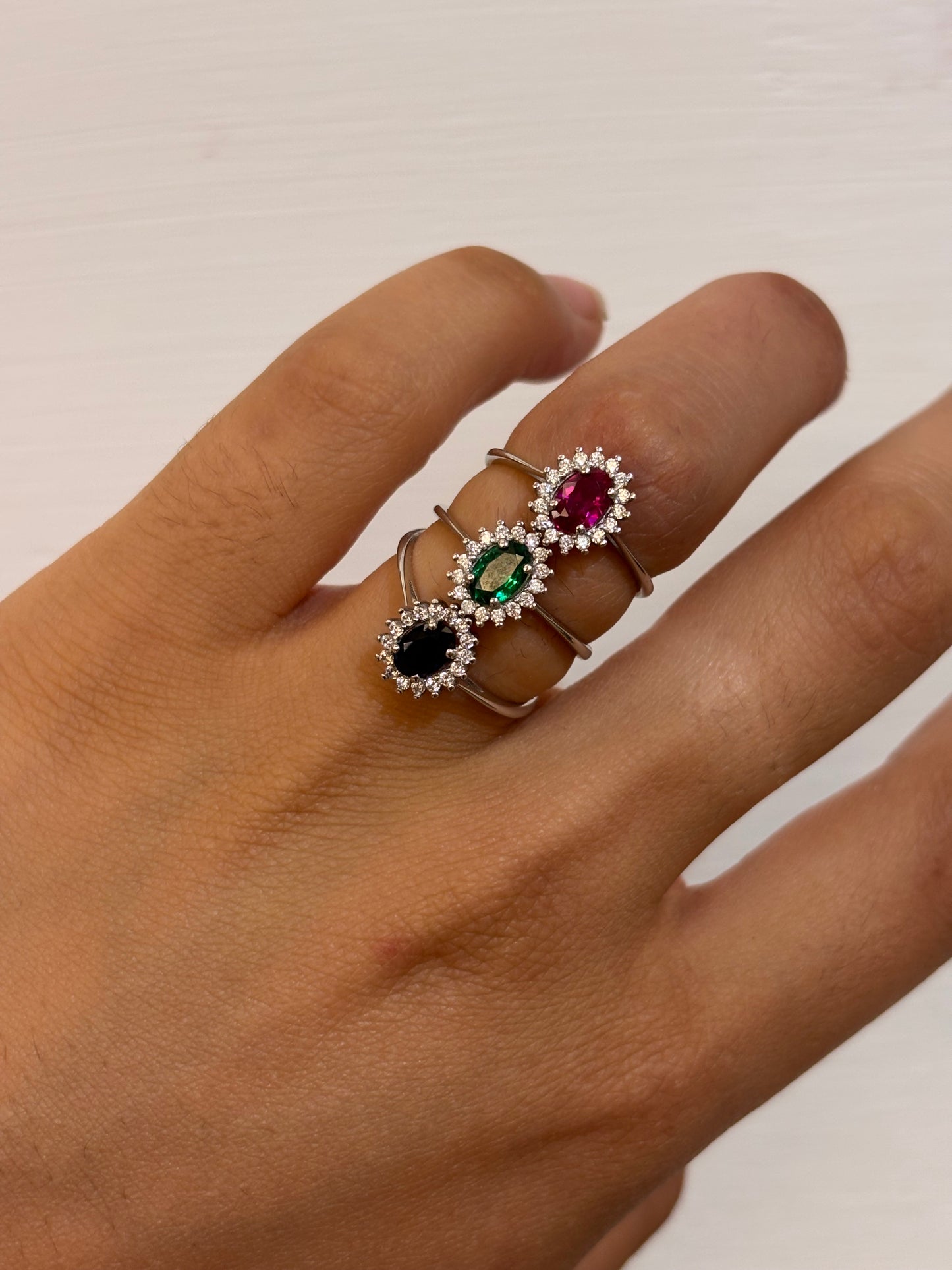Anello Kate Oro Bianco 18 Carati