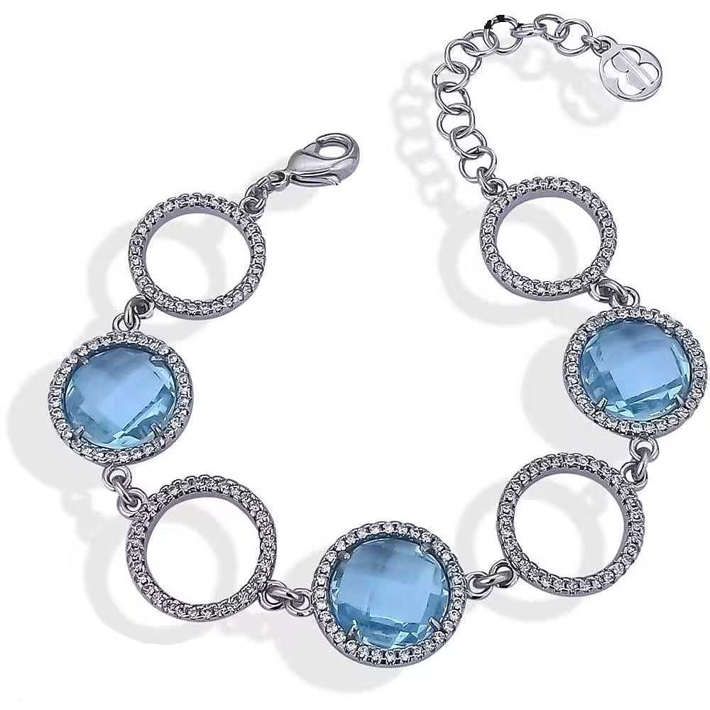 Bracciale con cristalli e
zirconi