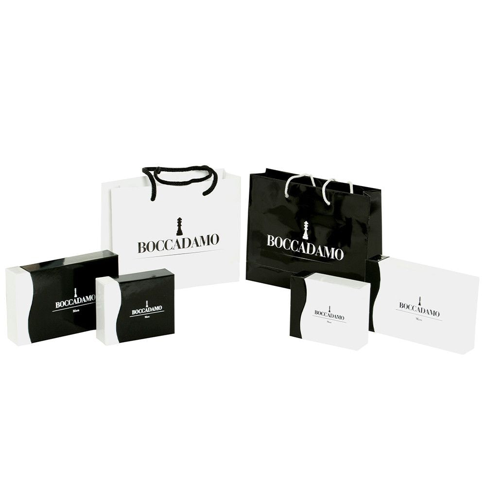 Bracciale uomo con maglia grumetta e placca rettangolare ABR741