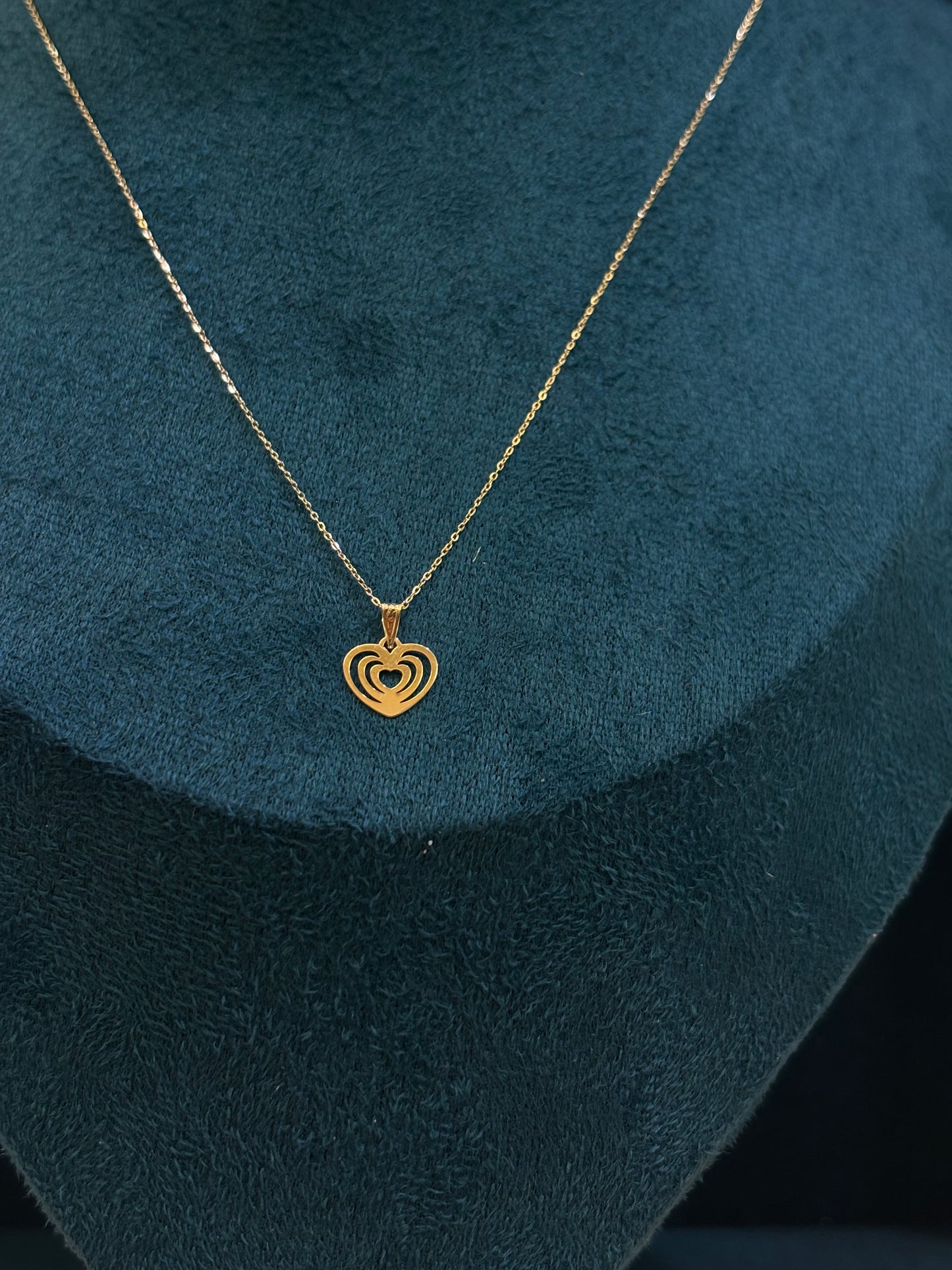 Collana Cuore Oro 18 Carati