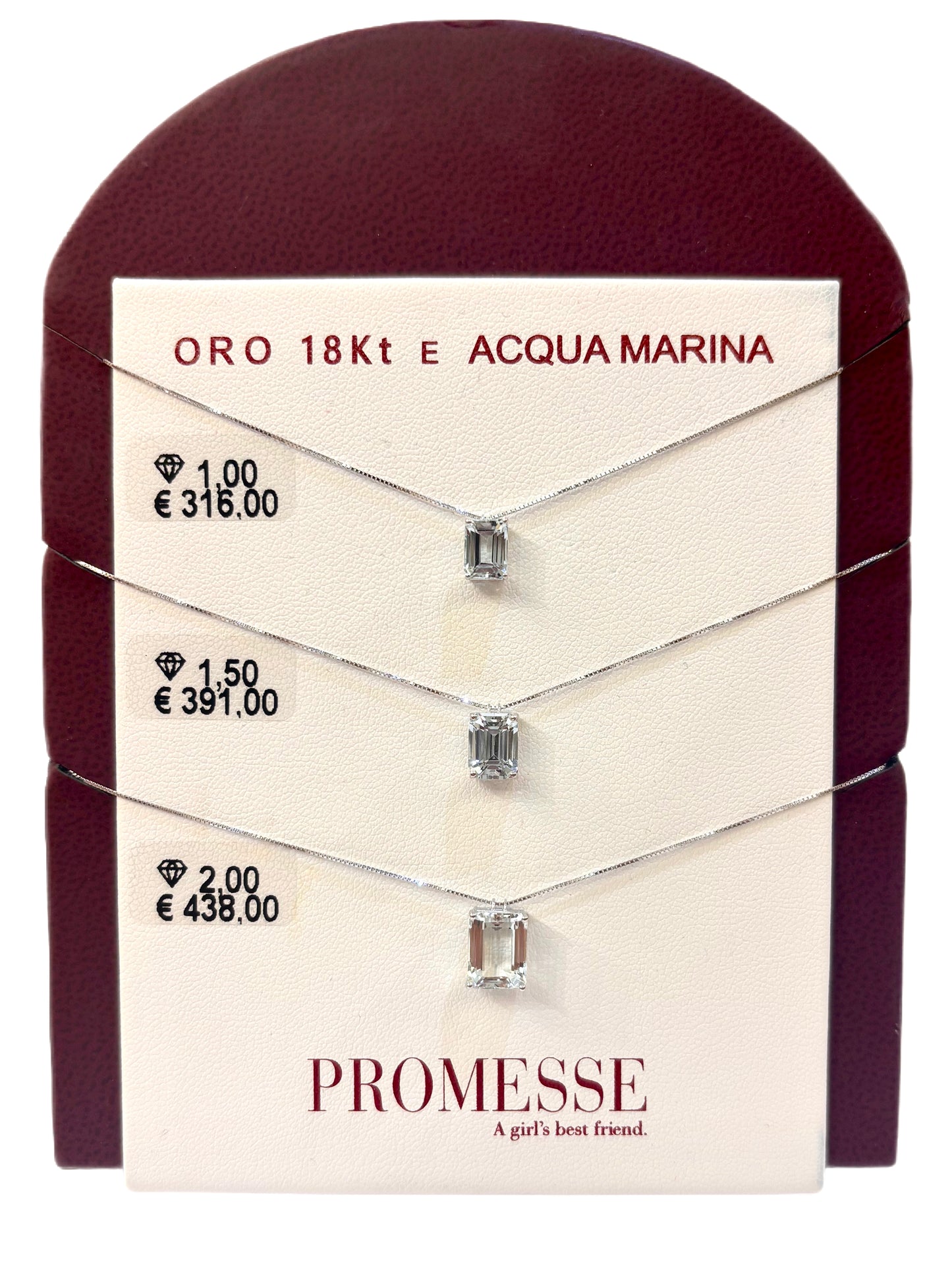 Collana Acquamarina Promesse Gioielli PDVA11