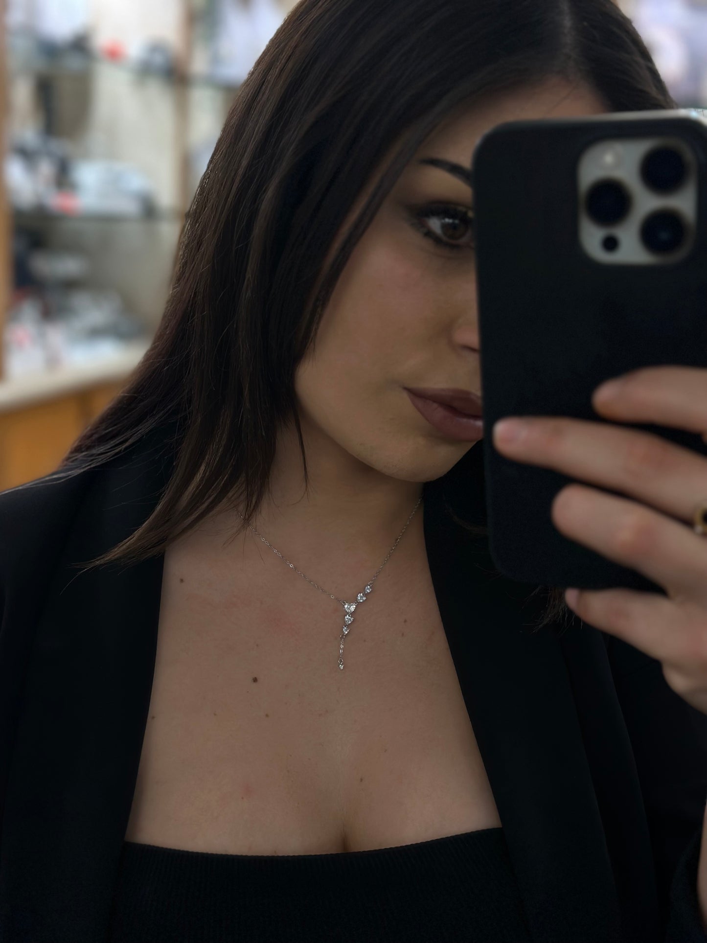 Collana Con Cuori pendenti