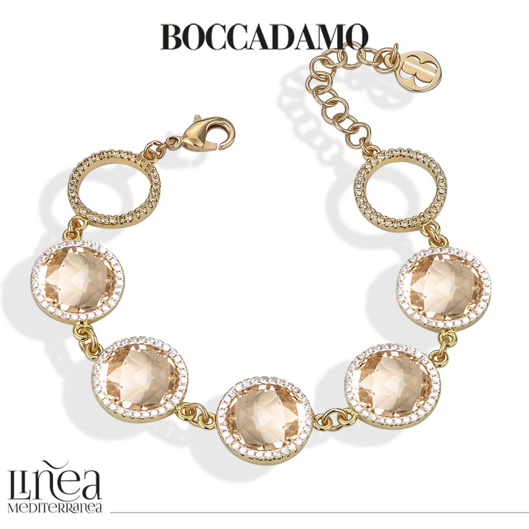Bracciale con cristalli e
zirconi