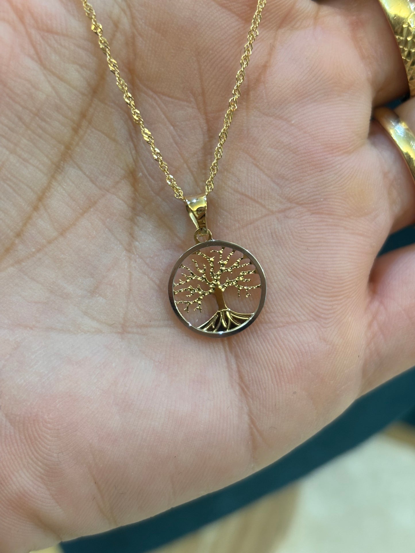 Collana Albero della vita Oro 18 Carati