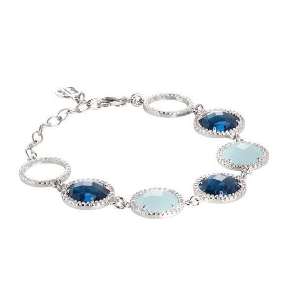 Bracciale con cristalli e
zirconi