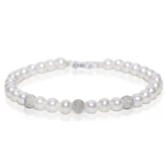 Bracciale Perle e Palline Oro Promesse Gioielli