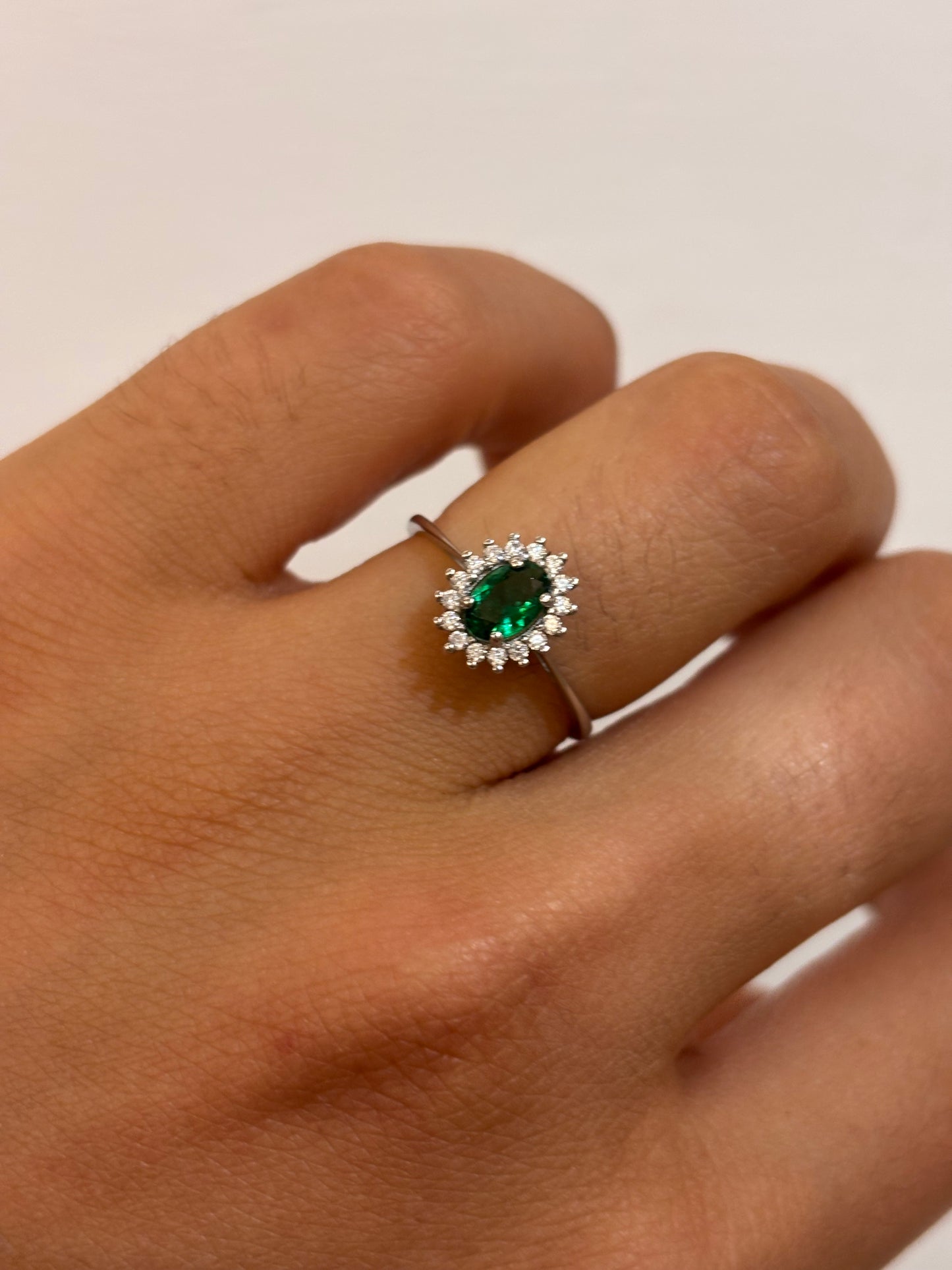Anello Kate Oro Bianco 18 Carati
