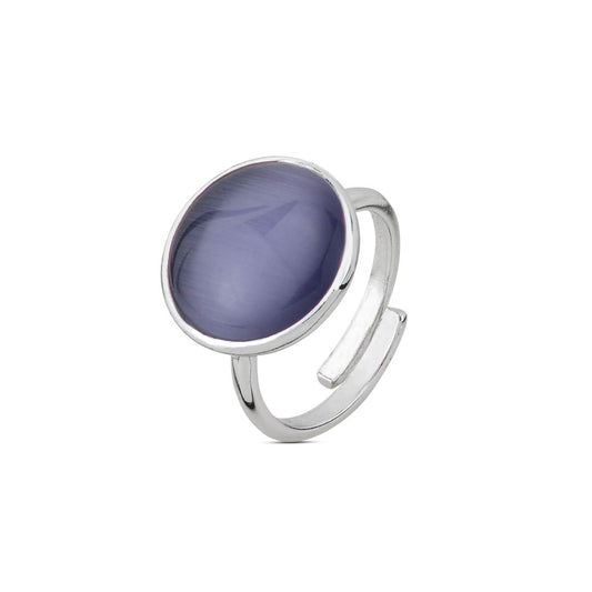 Anello con cristallo viola scuro XAN217V