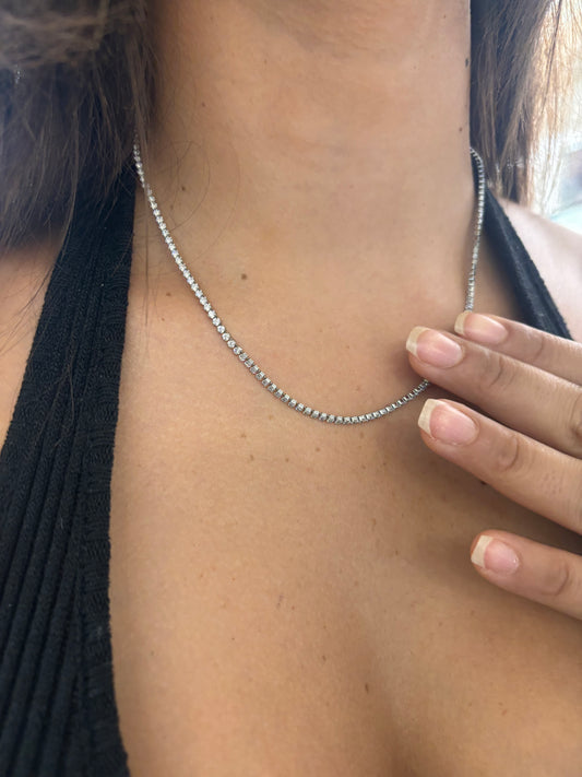 Collana tennis Acciaio