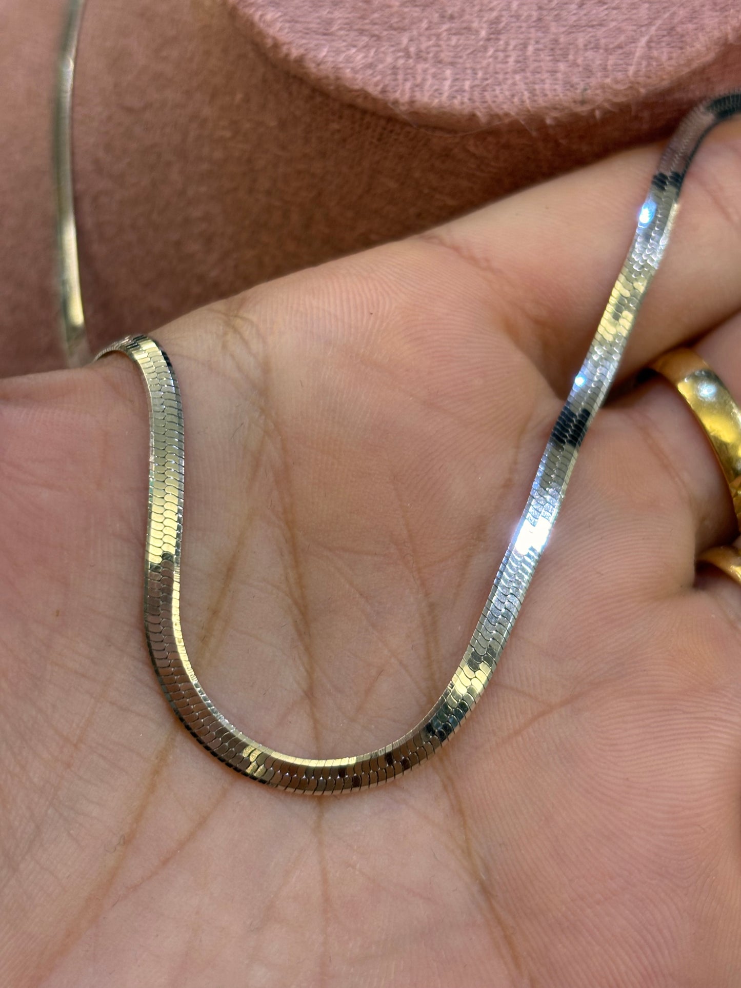 Collana Piattina Argento