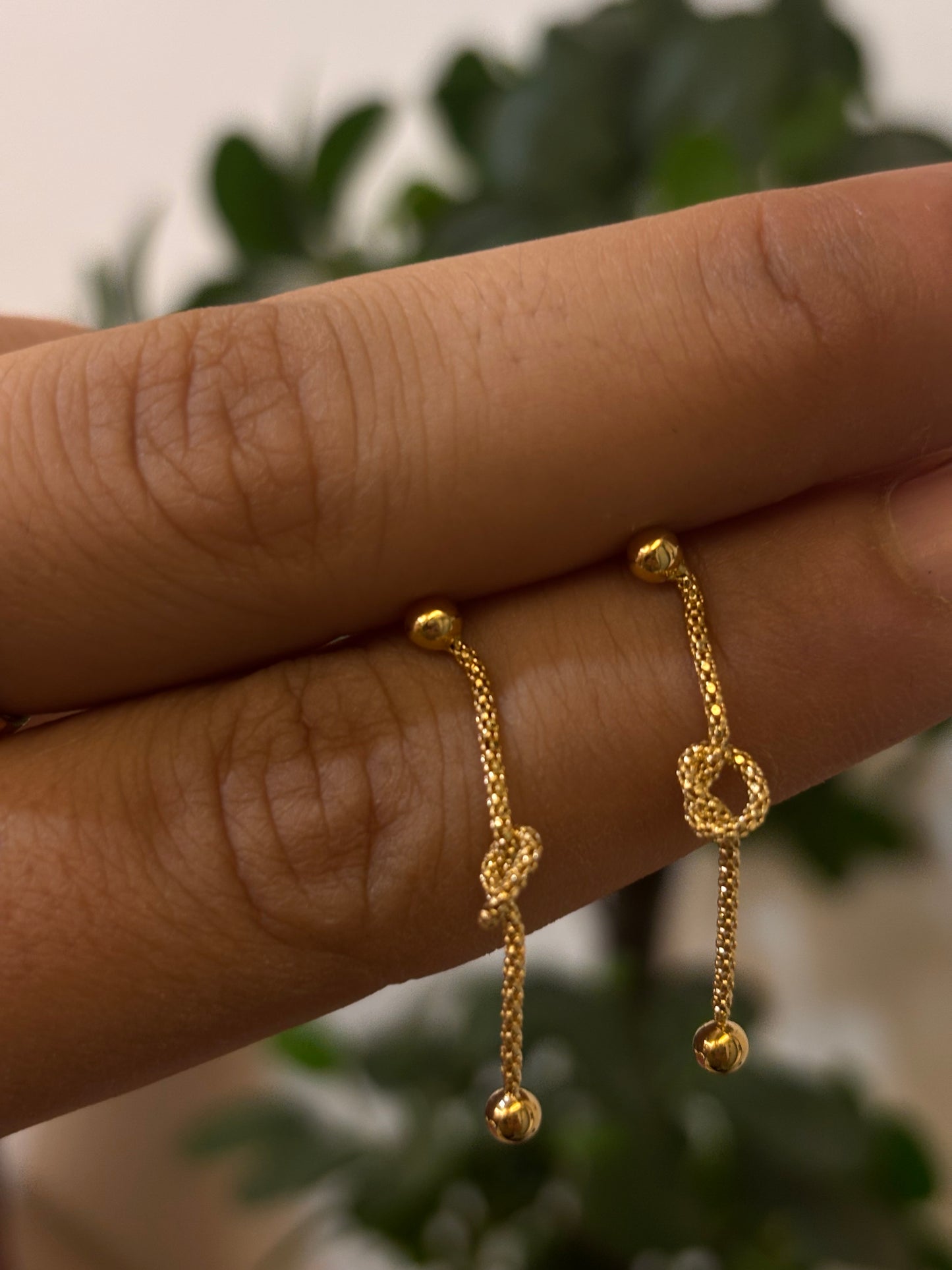 Orecchini Nodo Oro Giallo 18 Carati