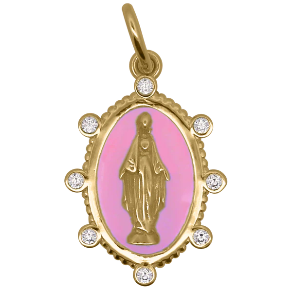 RUE DES MILLE Charm Madonna Pink collezione CHARMBAR CB-CN29