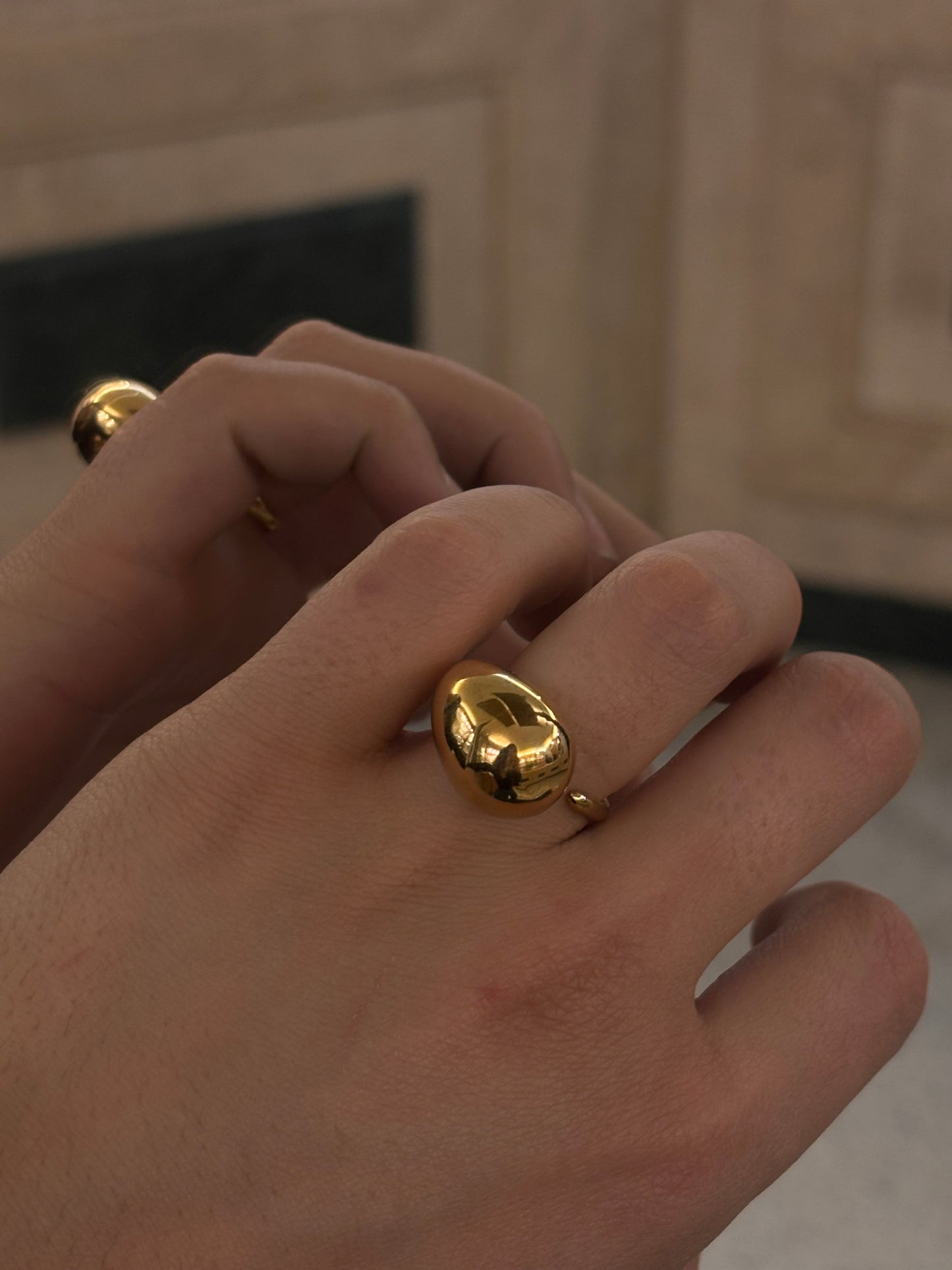 Anello Goccia Gold