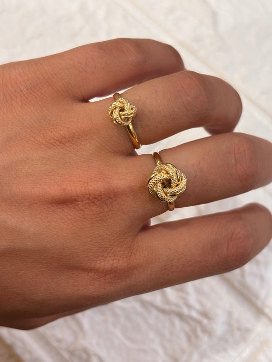 Anello Nodo Oro Giallo 18 Carati