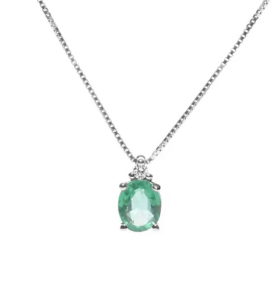 COLLANA SMERALDO PROMESSE GIOIELLI PF1S