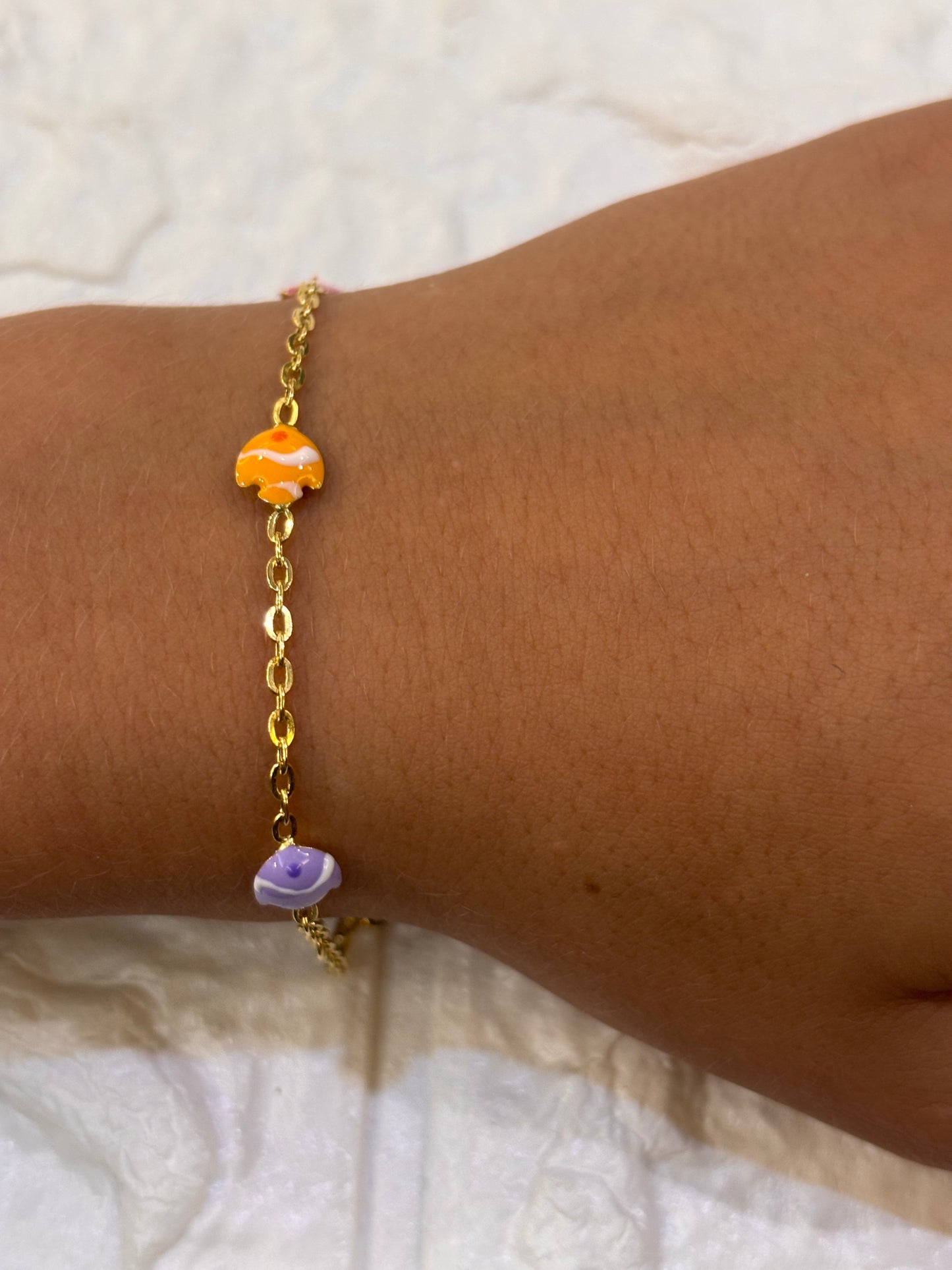 Bracciale Bimbo/a Oro 18 carati pesciolini