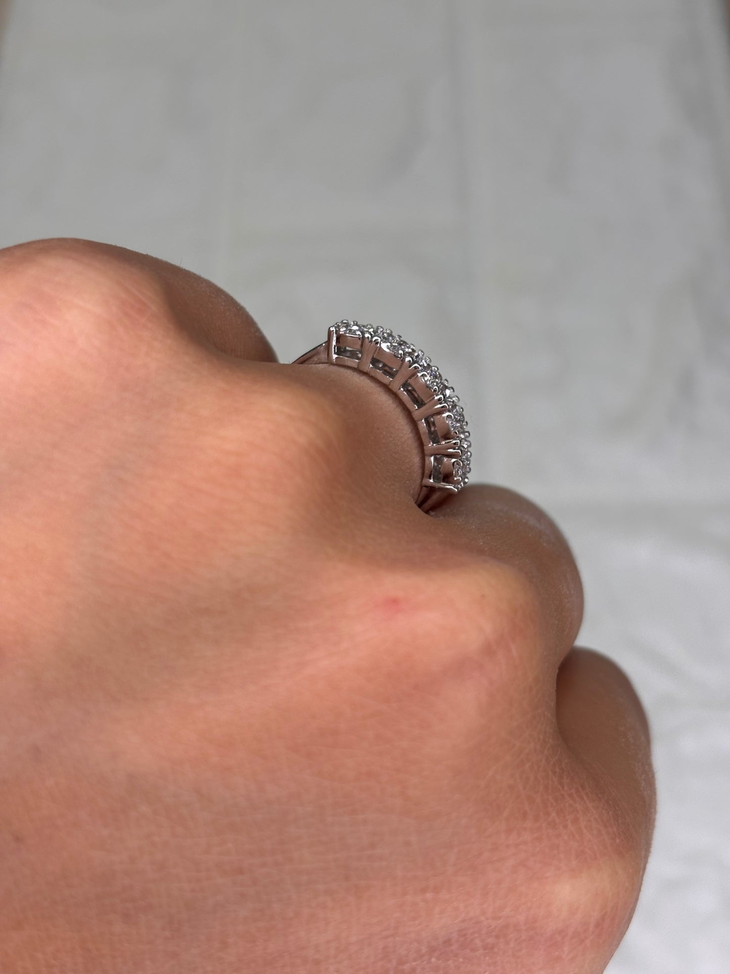 Anello Veretta Magic Promesse Gioielli Oro Bianco e Diamanti