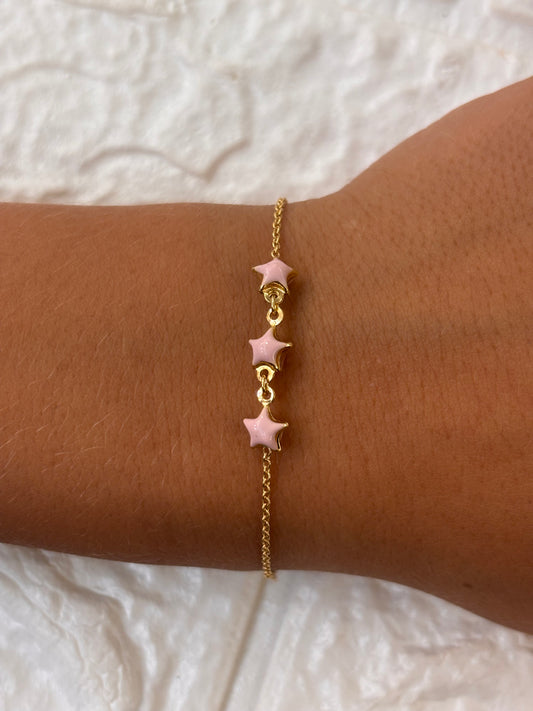 Bracciale Bimba Stelle Oro 18 Carati