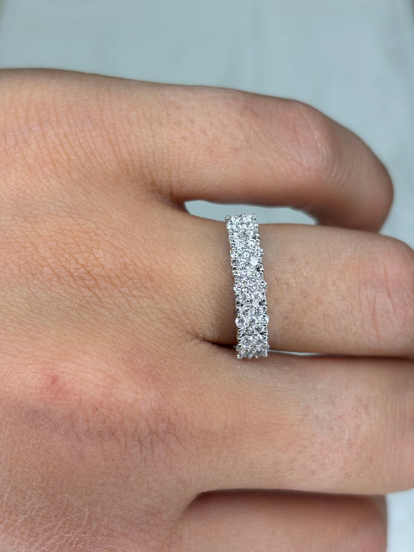 Anello Veretta Magic Promesse Gioielli Oro Bianco e Diamanti