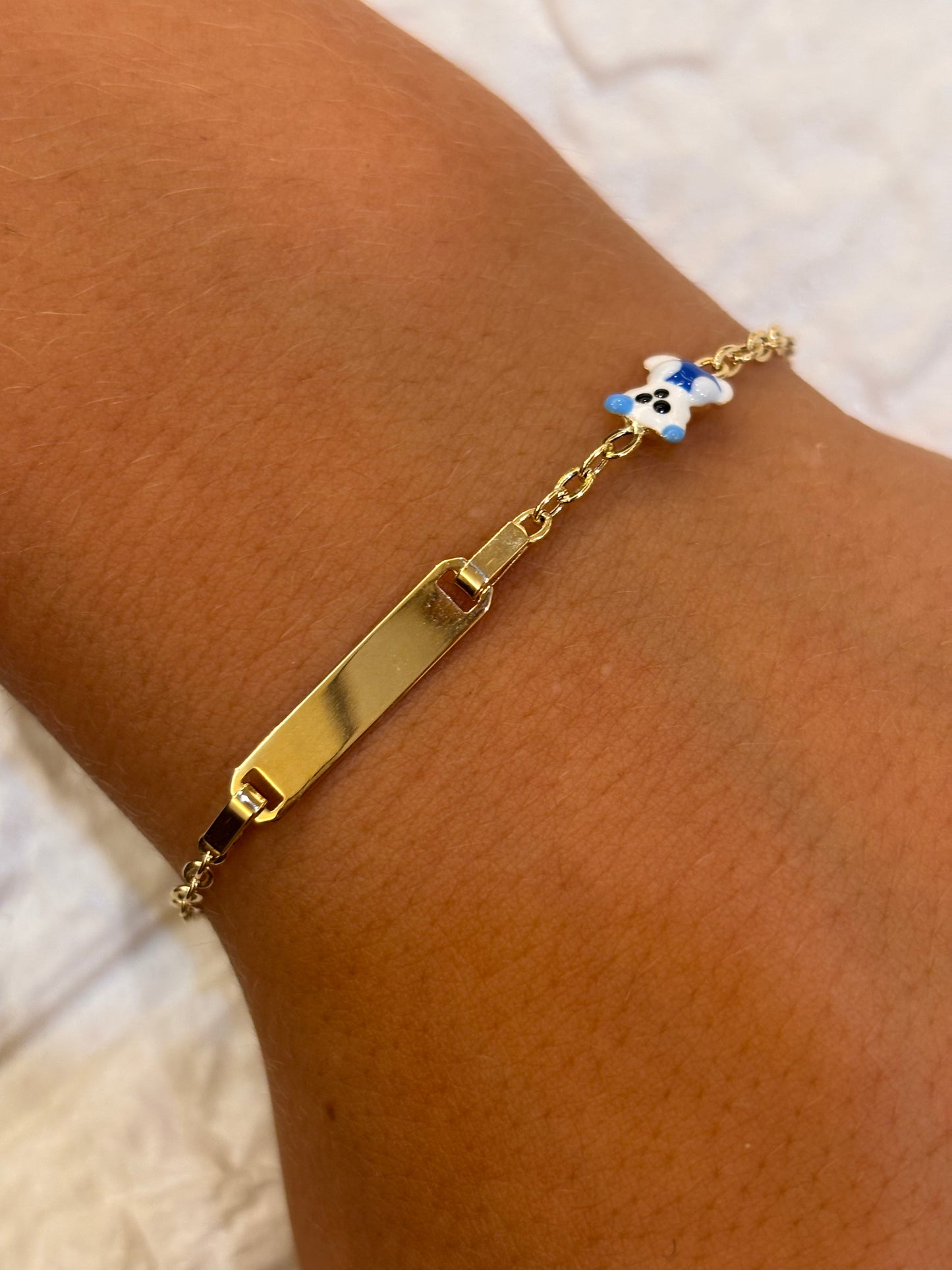 Bracciale Bimbo Oro 18 carati Orso