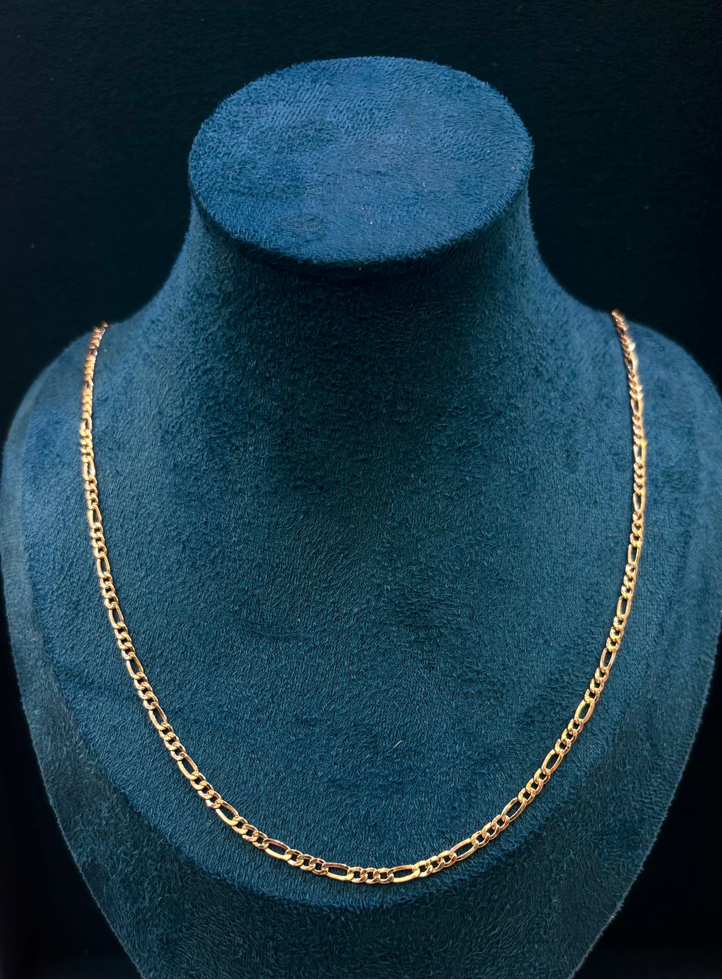 Collana Uomo Oro 18 Carati maglia tre più uno