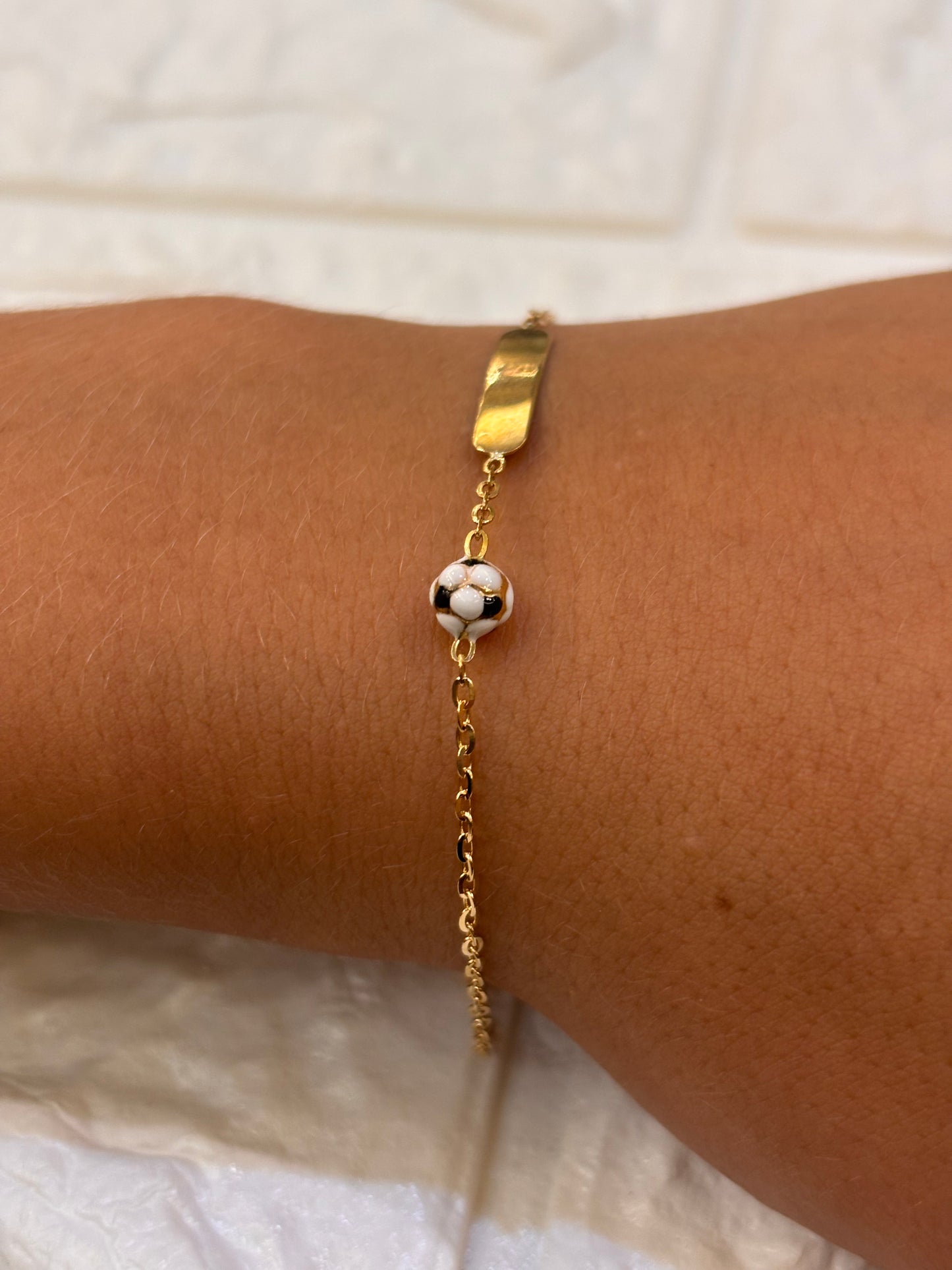 Bracciale Bimbo Oro 18 carati pallone