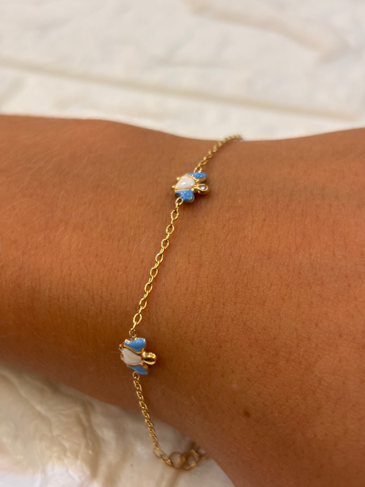 Bracciale Bimbo Oro 18 Carati angeli