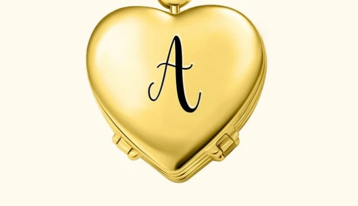 Collana Cuore apribile Acciaio Placcato oro