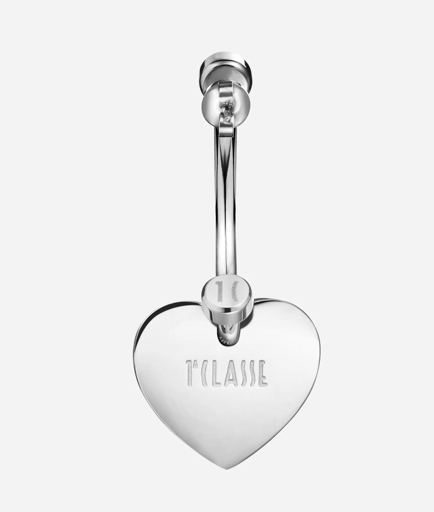 Love Lane orecchini in acciaio con pendente a cuore in pelle RGAM065