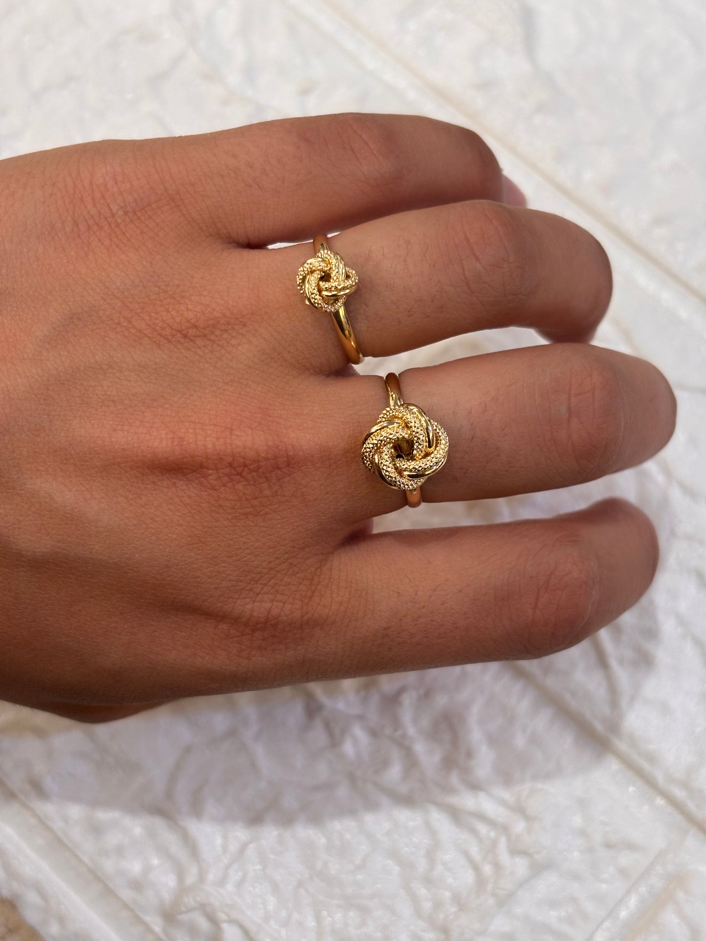 Anello Nodo Oro Giallo 18 Carati