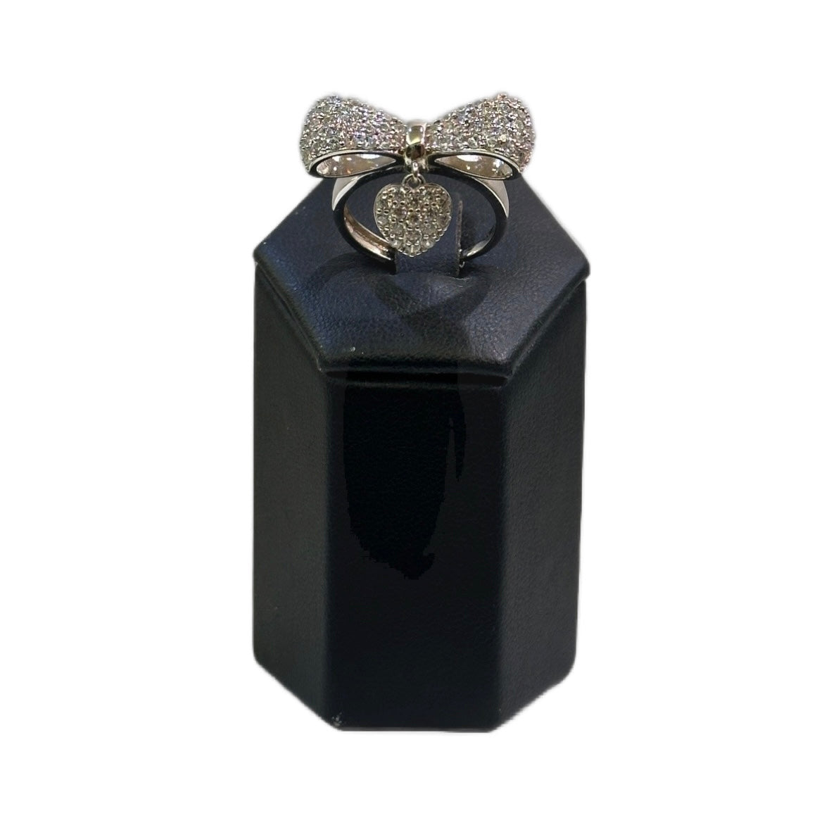 Anello Fiocco e Cuore Pendente