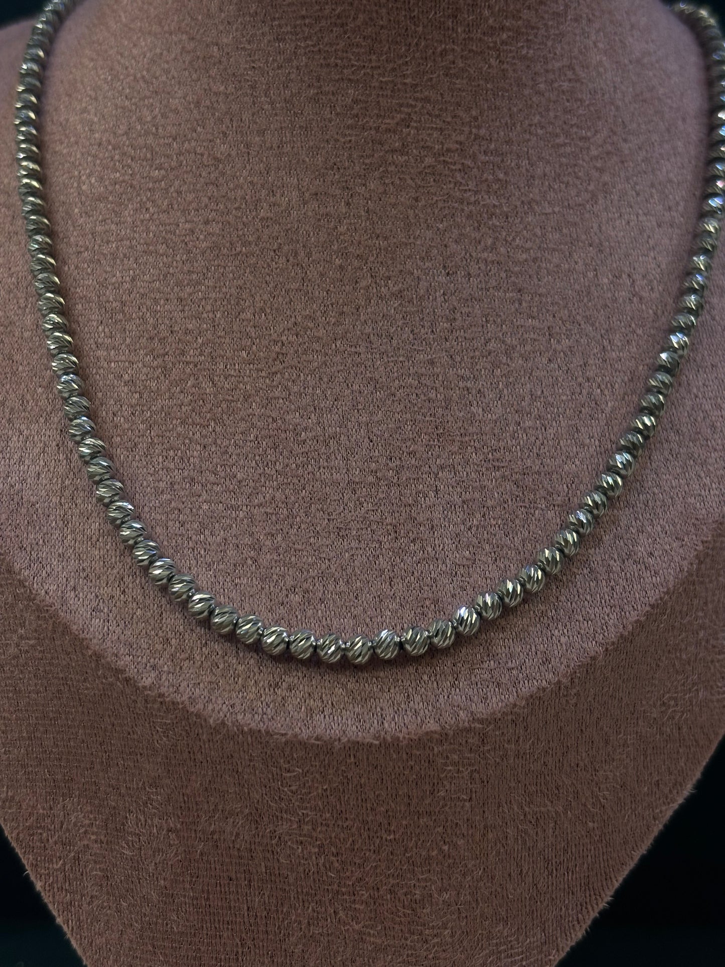 Collana Palline Diamantate