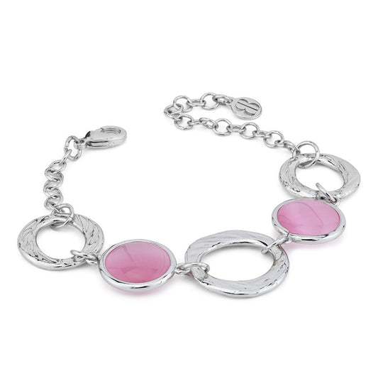 Bracciale con cristalli rosa XB1036R