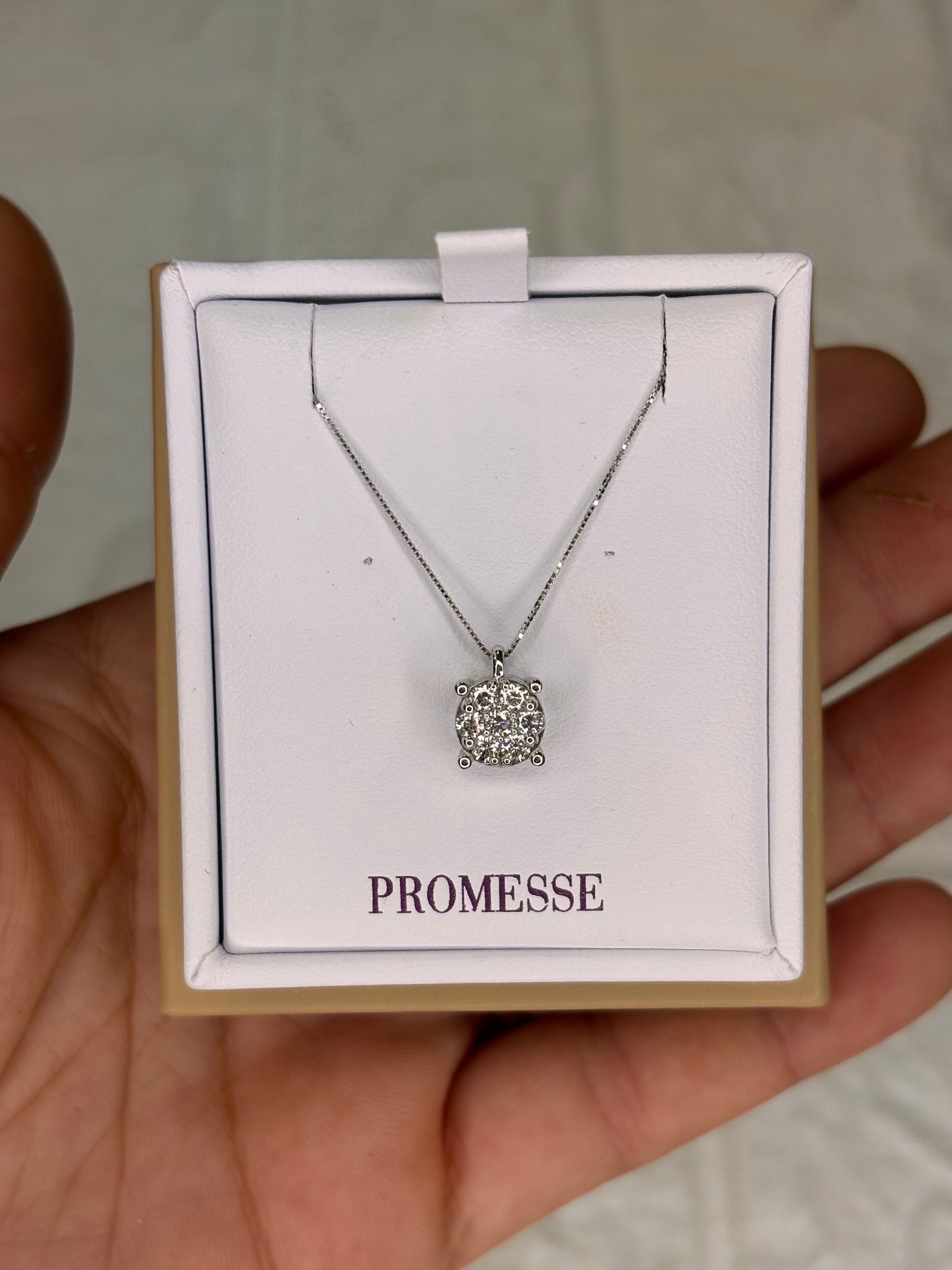 Collana Punto Luce Magic Oro 18 Carati e Diamanti PROMESSE GIOIELLI COD. CFV