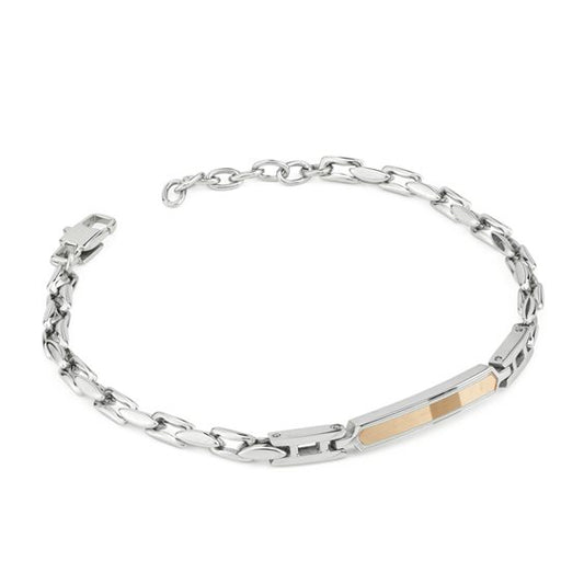 Bracciale Boccadamo Uomo in Acciaio ABR766