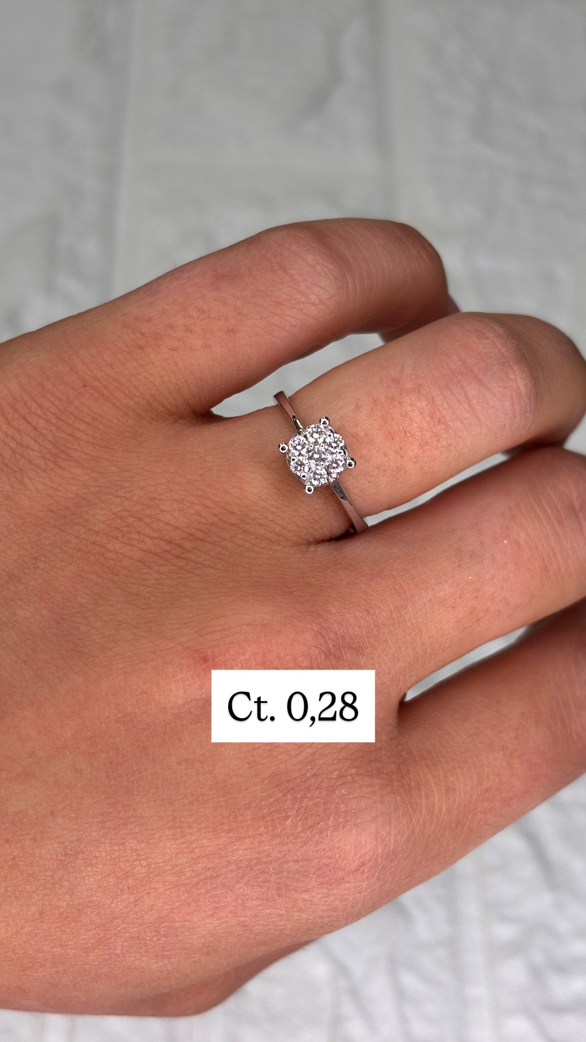 Anello Magic Oro Bianco e Diamanti PROMESSE GIOIELLI