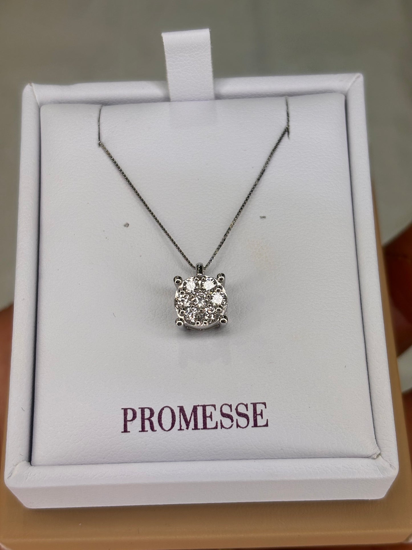 Collana Punto Luce Magic Oro 18 Carati e Diamanti PROMESSE GIOIELLI COD. CFV