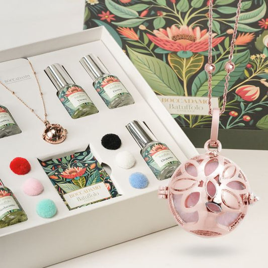 Cofanetto Batuffolo Essence con collana placcata oro rosa a scrigno  BT_GR10K