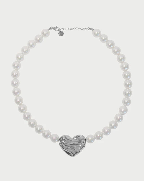 RUE DES MILLE 
Girocollo Perle Cuore Bold collezione BOLDHEART  GR-033M1AU GR-033M1RH
