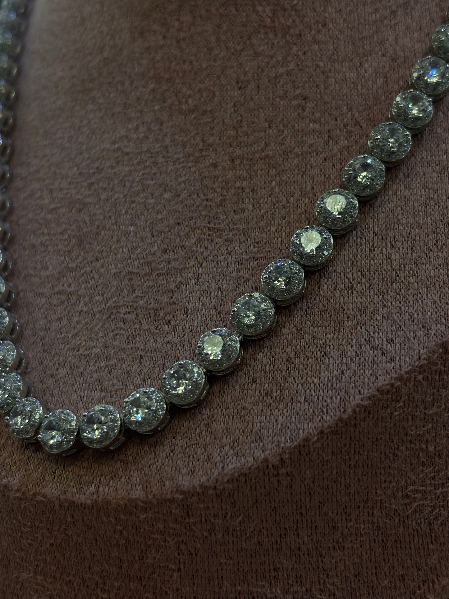 Collana Magic Argento con Zirconi