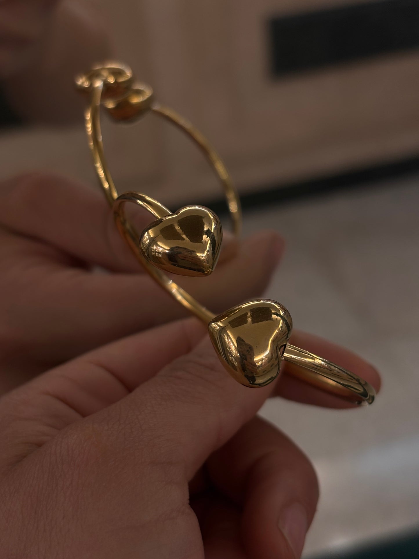 Bracciale Semirigido Cuori