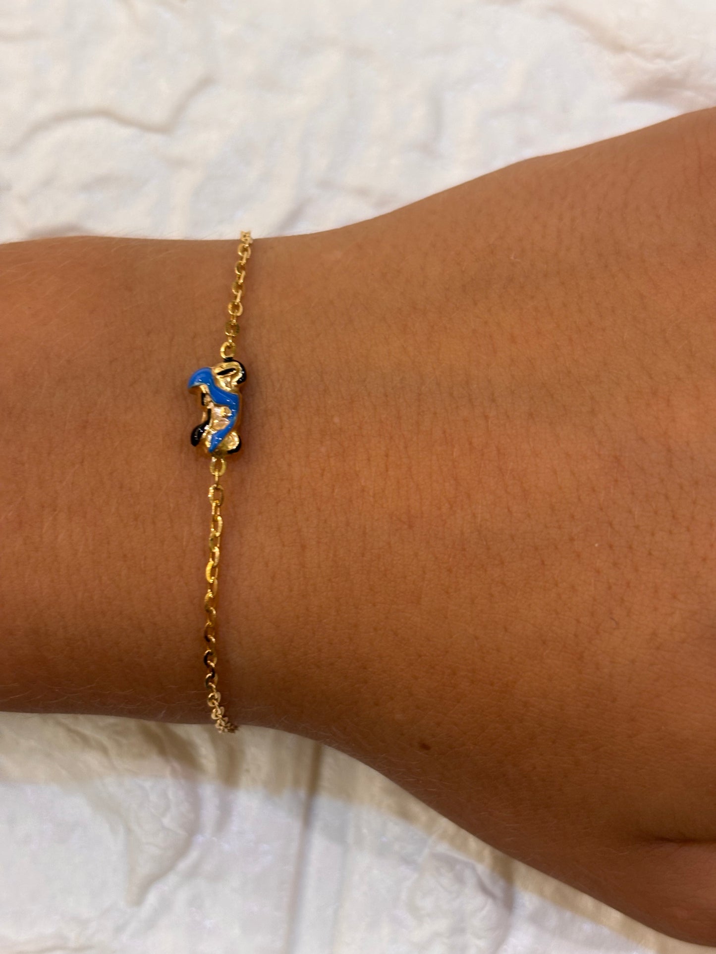 Bracciale Bimbo oro 18 carati moto