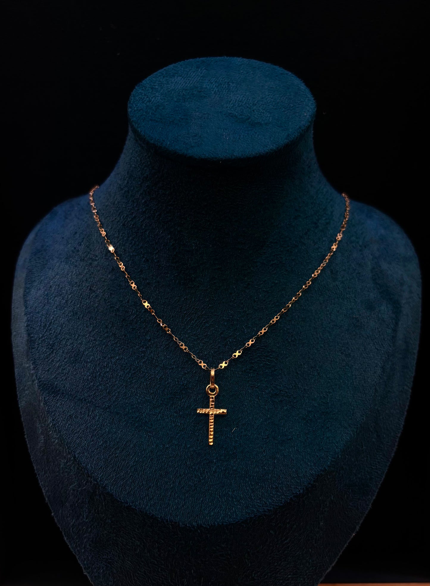 Collana Crocifisso Oro Giallo 18 Carati