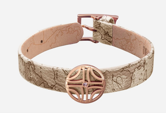 La Croisette bracciale con cinturino in pelle Geo Safari ACJ0008-RG